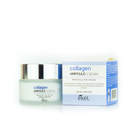 Ekel Ампульный крем с коллагеном Collagen Ampoule Cream 50 г 1 шт