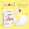 YokoSun Подгузники Premium р.S (3-6 кг) 72 шт