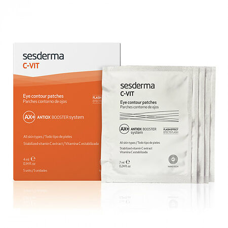 Sesderma C-VIT Eye contour patches Патчи для контура вокруг глаз 4 мл 5 пар 1 уп