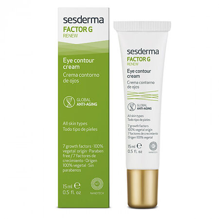 Sesderma Factor G Renew Eye contour cream Крем-контур для зоны вокруг глаз 15 мл 1 шт