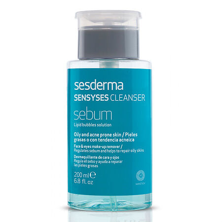 Sesderma Sensyses Cleanser Sebum Лосьон липосомальный для снятия макияжа для жирной и склонной к акне кожи 200 мл 1 шт