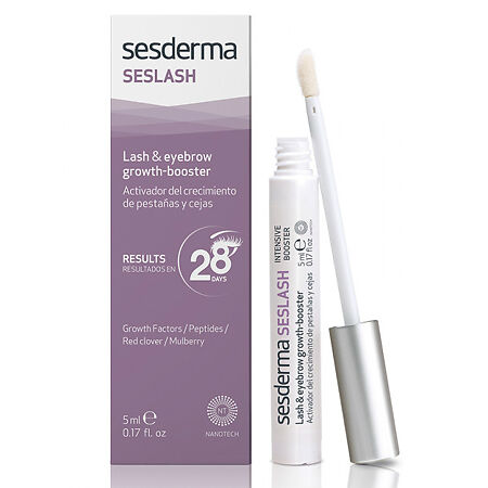 Sesderma Seslash Lash & Eyebrow growth booster Сыворотка активатор роста ресниц и бровей 5 мл 1 шт