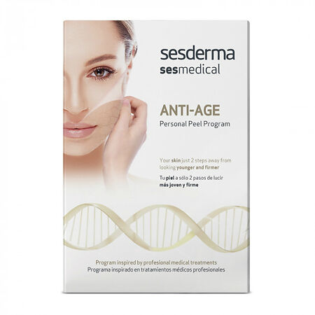 Sesderma Sesmedical Anti-age personal peel Программа персональная Антивозрастная (салфетка-эксфолиант 4 шт.+ крем запечатывающий 15 мл) 1 уп