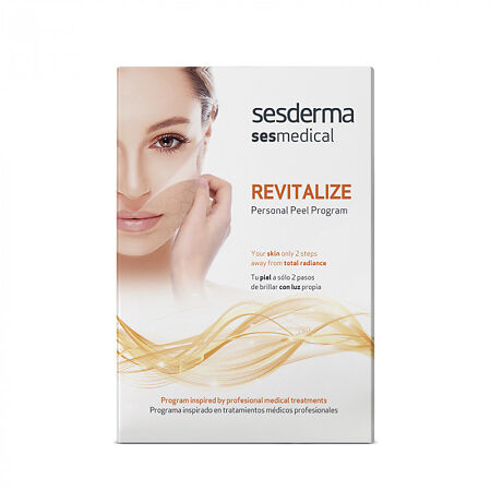 Sesderma Sesmedical Revitalize personal peel Программа персональная Ревитализация (салфетка-эксфолиант 4 шт.+ крем запечатывающий 15 мл) 1 уп