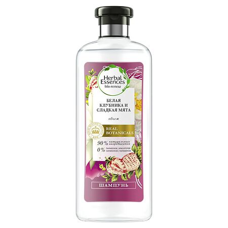 Herbal Essences Шампунь Белая клубника и сладкая мята 400 мл 1 шт