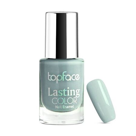 TopFace Лак для ногтей Lasting color тон 91 пыльный голубой 1 шт