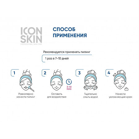 Icon Skin Пилинг для лица с 18% комплексом кислот интенсивный для проблемной и жирной кожи 30 мл 1 шт