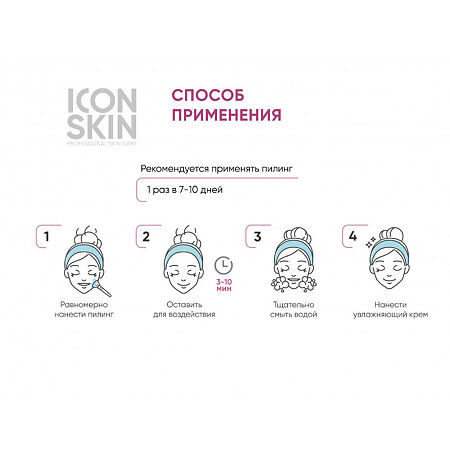 Icon Skin Пилинг для лица с 12% комплексом кислот AHA+BHA обновляющий  для всех типов кожи 30 мл 1 шт