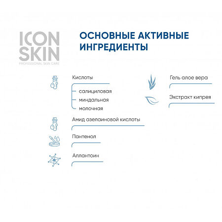 Icon Skin Сыворотка-спрей для проблемной кожи тела нормализующая с кислотами 100 мл 1 шт