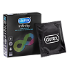 Презервативы Durex Infinity гладкие с анестетиком 3 шт