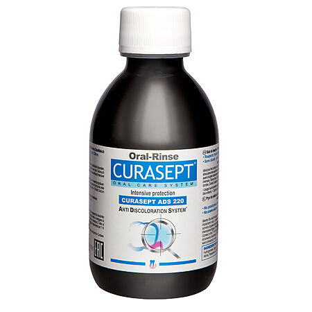 Curasept ADS 220 Mouthwash Ополаскиватель хлоргексидин диглюконат 0,20% 200 мл 1 шт