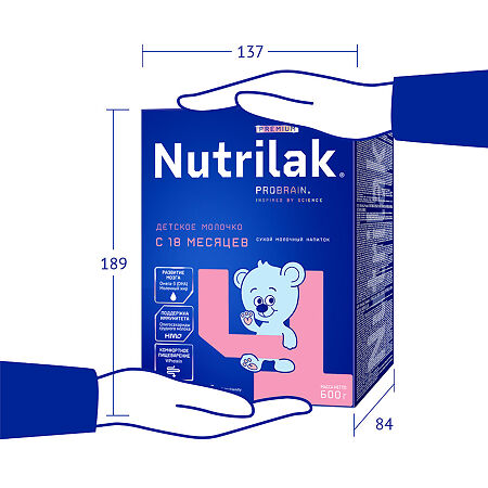 Nutrilak Premium 4 Смесь молочная с 18 мес. 600 г 1 шт