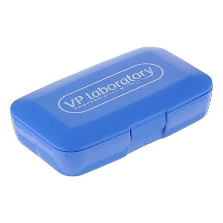 Vplab Таблетница Pill Master box Blue голубая 1 шт