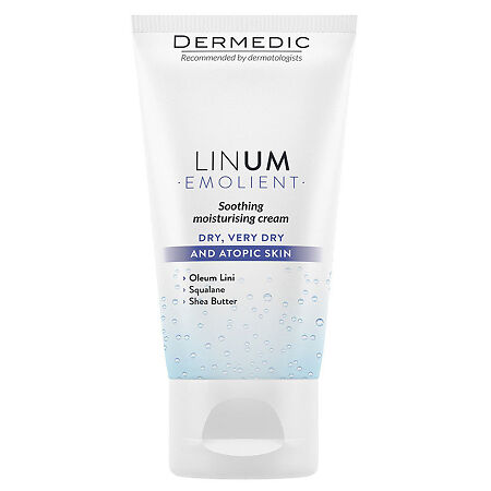 Dermedic Emolient Linum Крем для лица увлажняющий успокаивающий 50 г 1 шт