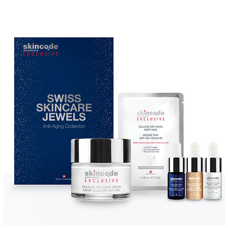 Skincode Набор Exclusive Швейцарские драгоценности по уходу за кожей 1 уп