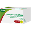 Клопидогрел/АСК-Тева таблетки 100 мг+75 мг 100 шт