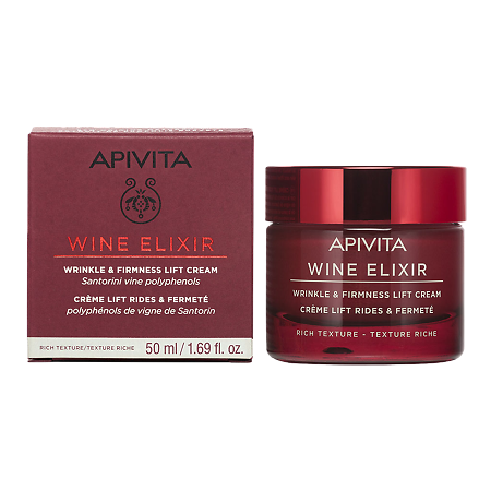 Apivita Wine Elixir Крем-лифтинг для лица с насыщенной текстурой 50 мл 1 шт