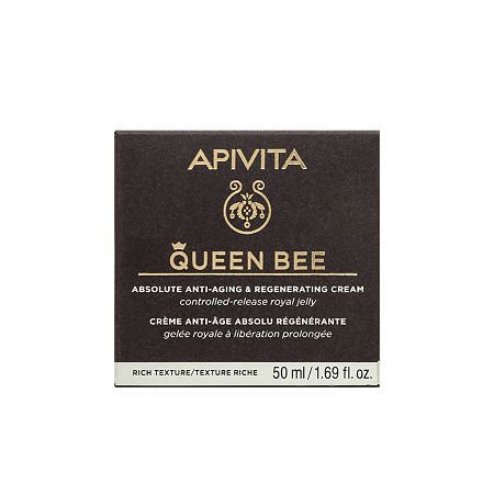 Apivita Queen Bee Комплексный антивозрастной крем для лица регенерирующий с насыщенной текстурой 50 мл 1 шт