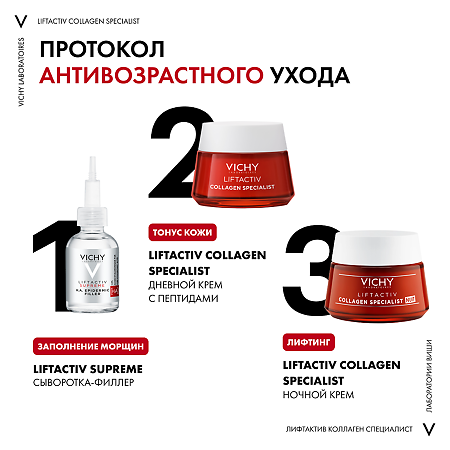 Vichy Liftactiv Collagen Specialist крем ночной 50 мл 1 шт