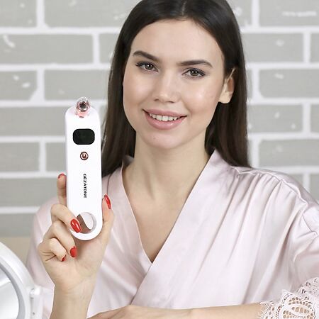 Gezatone Прибор для вакуумной чистки и массажа кожи лица VACU Silky Skin 1 шт