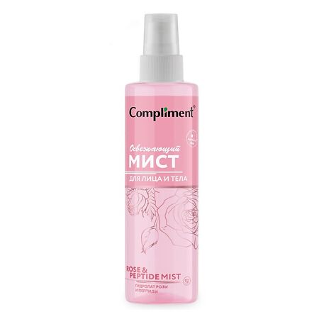 Compliment Rose&Peptide Мист для лица и тела Освежающий 250 мл 1 шт