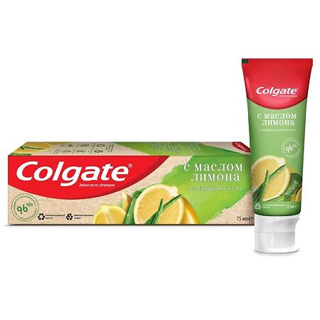 Colgate Зубная паста Naturals освежающая чистота с маслом лимона 75 мл 1 шт