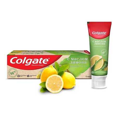 Colgate Зубная паста Naturals освежающая чистота с маслом лимона 75 мл 1 шт