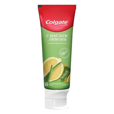 Colgate Зубная паста Naturals освежающая чистота с маслом лимона 75 мл 1 шт