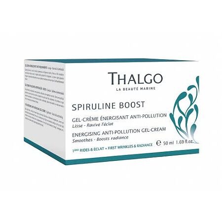 Thalgo Spiruline Boost Энергизирующий гель-крем для лица сияния и коррекции морщин 50 мл 1 шт