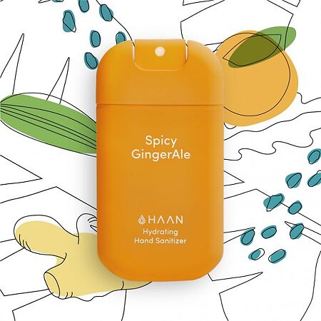 Спрей для рук HAAN Hand Sanitizer Ginger Ale очищающий и увлажняющий Пряный Имбирный Эль 30 мл 1 шт