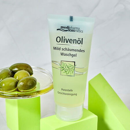 Medipharma Cosmetics Olivenol Гель для умывания пенящийся 100 мл 1 шт