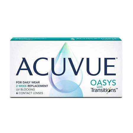 Контактные линзы Acuvue Oasys with Transitions 6 шт/-0.50/8.4/2 недели