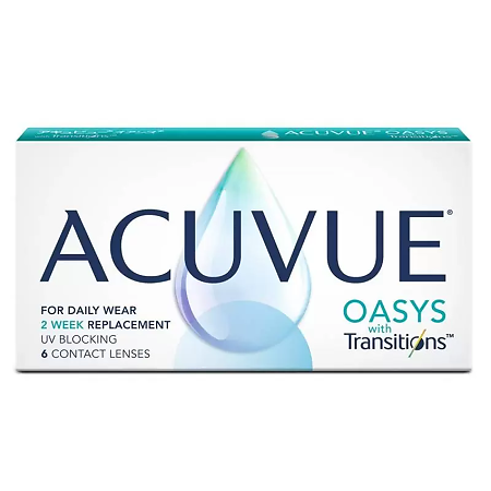 Контактные линзы Acuvue Oasys with Transitions 6 шт/-1.25/8.4/2 недели