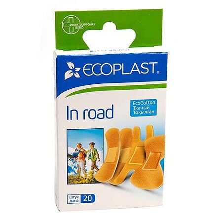 Ecoplast Набор эластичных пластырей In road 20 шт