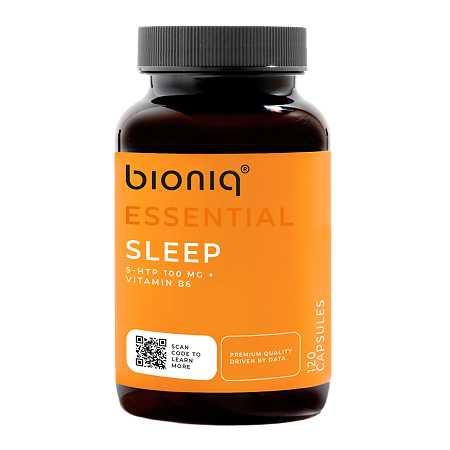 Bioniq Sleep Комплекс 5 HTP 100 мг для улучшения качества сна и снижения нервозности капсулы по 600 мг 120 шт