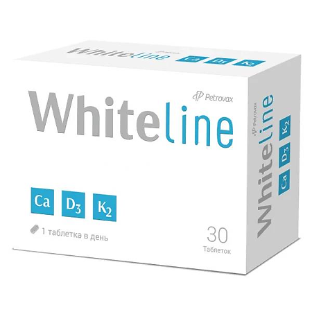 Whiteline Кальций+D3+K2 таблетки массой 1560,8 мг 30 шт