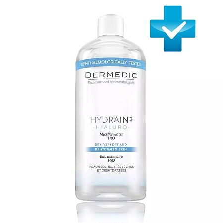 Dermedic Hydrain3 Hialuro Мицеллярная вода H2O 500 мл 2 шт