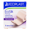 Ecoplast Пластырь EcoSilk медицинский фиксирующий текстильный 5 см х 5 м 1 шт