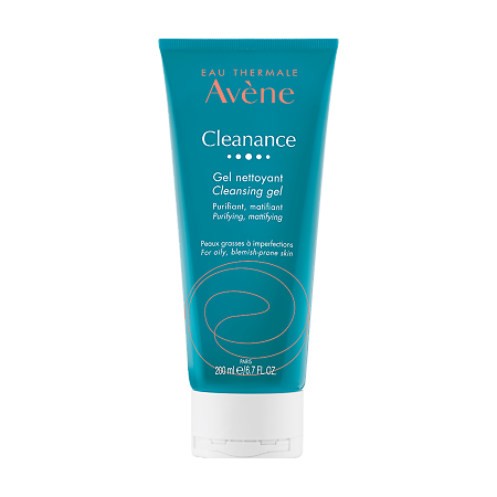 Avene Cleanance гель очищающий матирующий для жирной проблемной кожи 200 мл 1 шт