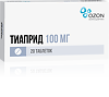 Тиаприд таблетки 100 мг 20 шт