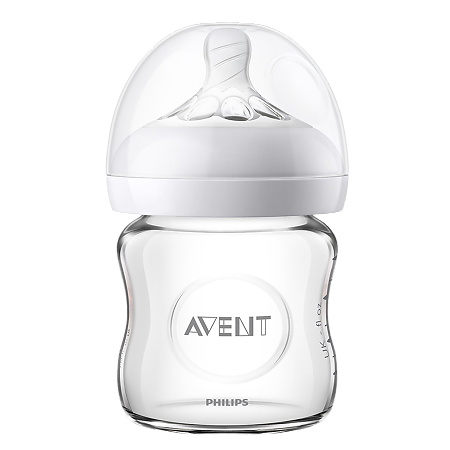 Philips Avent Бутылочка для кормления Natural стекло 0+ SCF051/17 120 мл 1 шт