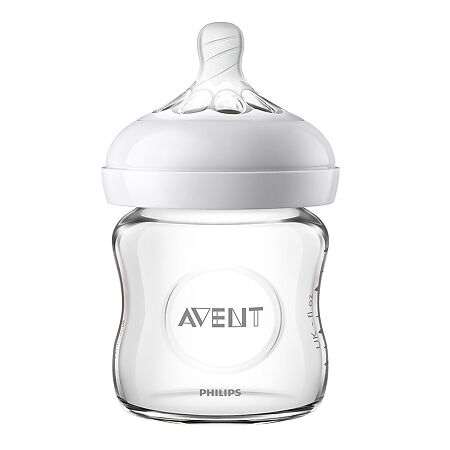 Philips Avent Бутылочка для кормления Natural стекло 0+ SCF051/17 120 мл 1 шт