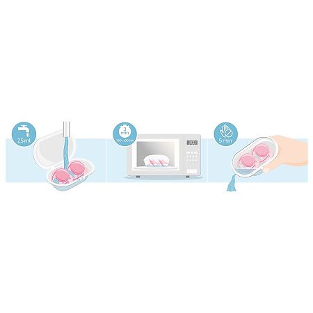 Philips Avent Пустышка Ultra Air SCF349/21 в комплекте с футляром для хранения и стерилизации 18+ мес 2 шт