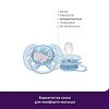 Philips Avent Пустышка силиконовая Ultra Soft Кит/Звезда 6-18 мес для мальчиков SCF223/03 2 шт