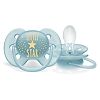 Philips Avent Пустышка силиконовая Ultra Soft Little star/Hello 6-18 мес для мальчиков SCF223/01 2 2 шт