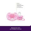 Avent Пустышка силиконовая Ultra Soft Hello Princess/Лебедь 6-18 мес для девочек SCF223/02 2 шт