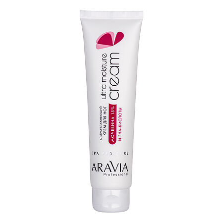 Aravia Professional Крем для ног ультраувлажняющий с мочевиной 15% и PHA-кислотами Ultra Moisture Cream 100 мл 1 шт