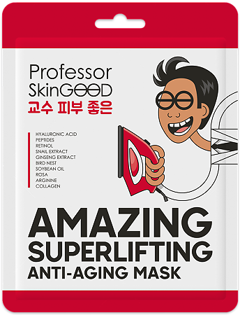 Professor SkinGOOD Лифтинг-Маска омолаживающая для лица Amazing Superlifting Anti-Aging Mask 1 шт