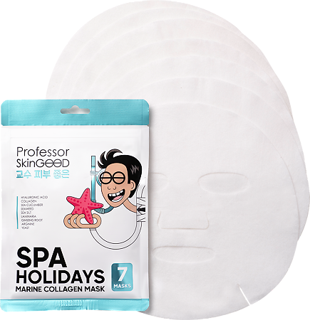 Professor SkinGOOD Увлажняющие маски Морское СПА Spa Holidays Marine Collagen Mask Pack 7 шт