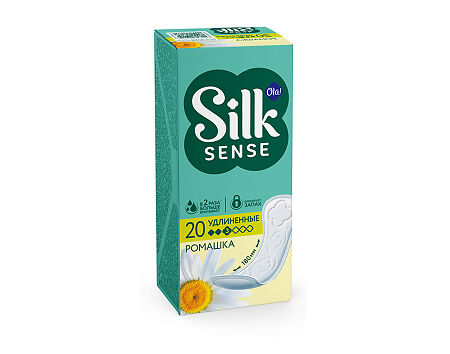 Ola! Silk Sense Прокладки ежедневные Daily Deo Large аромат Ромашки 20 шт